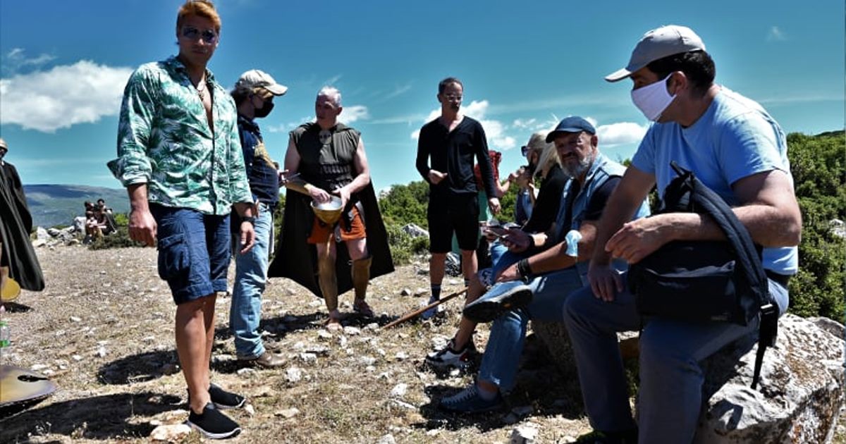 Γυρίσματα ταινίας στη Ξηρονομή Θήβας - Συμμετείχαν οι «Ιερολοχίτες Θηβών»