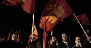 Συγκέντρωση του ΚΚΕ στη Θήβα ενάντια στο «αντεργατικό νομοσχέδιο»