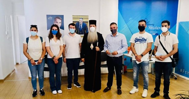 Τον Θέμη Χειμάρα επισκέφθηκε ο Μητροπολίτης Φθιώτιδας