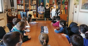 Τον Δήμαρχο Λεβαδέων επισκέφθηκαν μαθητές του 13ου Νηπιαγωγείου Λιβαδειάς