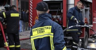 Λιβαδειά: Μεγάλη πυρκαγιά σε εργοστάσιο ξυλείας