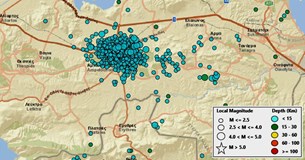 847 μικροσεισμοί καταγράφηκαν στη Θήβα τους τελευταίους μήνες
