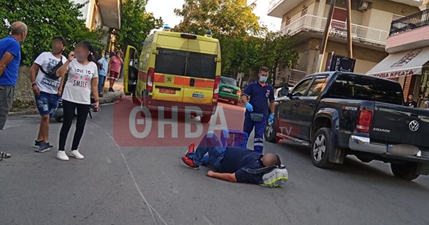 Τροχαίο ατύχημα με δύο μηχανάκια στη Θήβα - Στο Γ.Ν. Θήβας μεταφέρθηκε ο ένας οδηγός