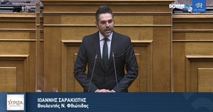 Γ. Σαρακιώτης στη Βουλή: «Με ευχές και προσευχές δε λύνεται το πρόβλημα της ακρίβειας»