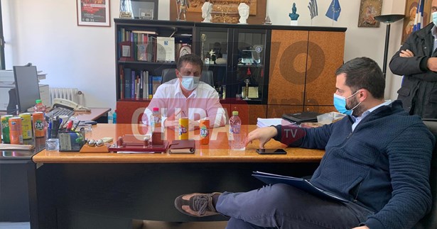 Περιοδεία του Φάνη Σπανού στη Βοιωτία - Συνάντηση με τον Δήμαρχο Αλιάρτου-Θεσπιέών