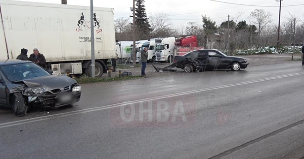 Γερό «μπαμ» έξω από την Θήβα! - Δείτε βίντεο