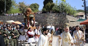 Με λαμπρότητα πανηγύρισε η Ι.Μ. Χαλκίδος τον εορτασμό του Αγίου Γεωργίου