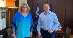 Τον Αν. Υπουργό Εσωτερικών συνάντησε η Δήμαρχος Χαλκιδέων