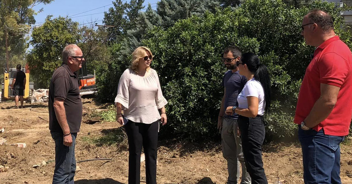 Ξεκίνησαν έργα ανάπλασης στο Βαθύ Αυλίδας