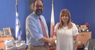 Συνάντηση με τον Διοικητή του Γ.Ν. Λιβαδειάς είχε η Διευθύντρια Πρωτοβάθμιας ΠΕ Βοιωτίας