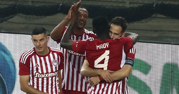 Με το ένα πόδι στους ομίλους του Europa League ο Ολυμπιακός, 3-1 την Τσουκαρίτσκι