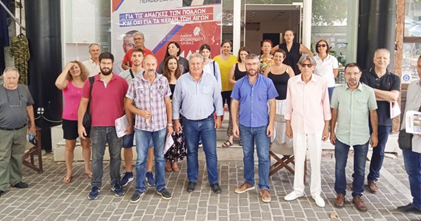 Ο Κώστας Μπασδέκης πραγματοποίησε περιοδείες στη Χαλκίδα και Θήβα