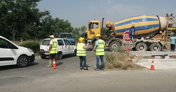 Συνεχίζεται η κατασκευή κόμβων στο Εθνικό Οδικό Δίκτυο Βοιωτίας