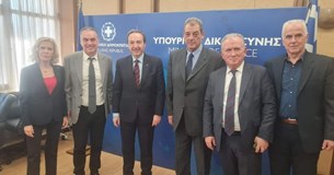 Επίσκεψη του Δημάρχου Λεβαδέων στο Υπουργείο Δικαιοσύνης για τα Πρωτοδικεία της Βοιωτίας