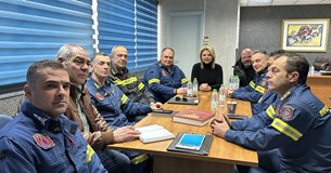 Συνάντηση της Δημάρχου Χαλκιδέων με τον Συντονιστή των Πυροσβεστικών Υπηρεσιών Στερεάς Ελλάδας και Θεσσαλίας