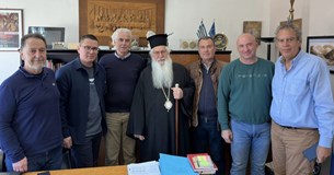 Επίσκεψη του Μητροπολίτη Γεώργιου στο Δήμο Αλιάρτου-Θεσπιέων