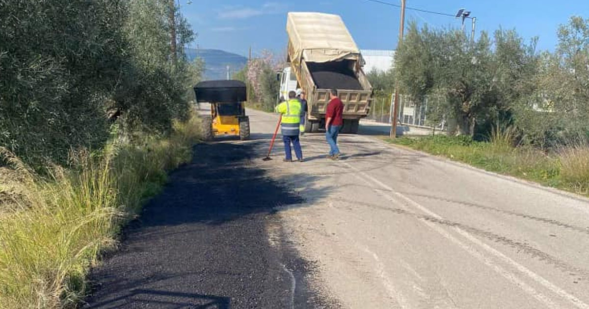 Εργασίες του Δήμου Χαλκιδέων στη Δ.Ε Ανθηδόνας