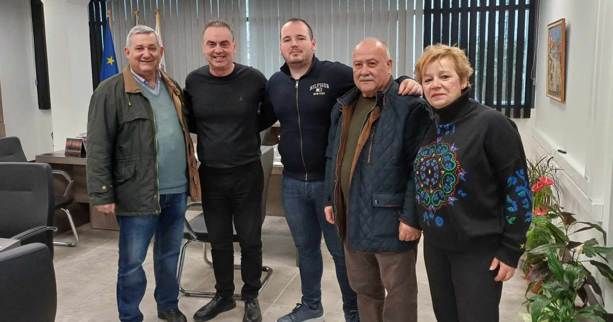 Ο Δήμαρχος Λεβαδέων συναντήθηκε με το Σύλλογο Πελοποννησίων Βοιωτίας
