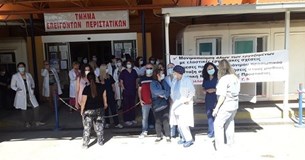 Συμμετοχή του ΣΥΡΙΖΑ-ΠΣ Λιβαδειάς στην παράσταση διαμαρτυρίας του Συλλόγου Εργαζομένων ΓΝ Λιβαδειάς
