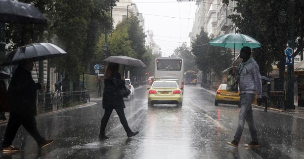 Καιρός: Νέα πτώση του υδράργυρου, ισχυρές βροχές και καταιγίδες για σήμερα