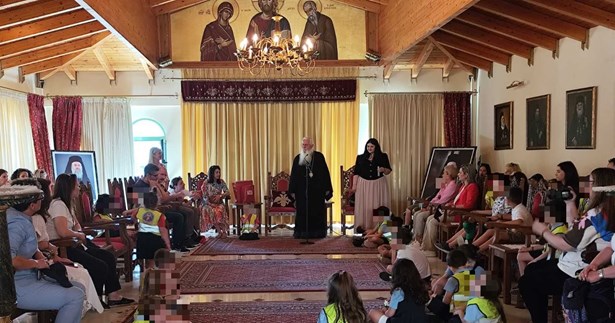 Παιδιά των Βρεφονηπιακών Σταθμών «Ευαγγελισμός της Θεοτόκου» και «Η Ζωοδόχος Πηγή» Δηλεσίου επισκέφθηκαν την Ιερά Μητρόπολη