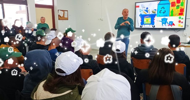 Δράσεις Περιβαλλοντικής Εκπαίδευσης του ΦοΔΣΑ Στερεάς Ελλάδας στο Γυμνάσιο Καθενών του Δήμου Διρφύων-Μεσσαπίων