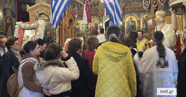 Ο Μητροπολίτης Γεώργιος στον Aϊ Γιώργη της Αράχωβας