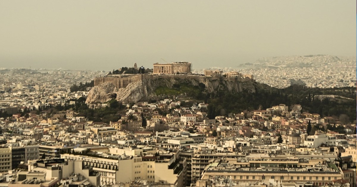 Καιρός: Αποπνικτική η ατμόσφαιρα σήμερα αφού επανέρχεται η αφρικανική σκόνη - Θα ξεπεράσει τους 30 βαθμούς ο υδράργυρος Καιρός: Αποπνικτική η ατμόσφαιρα σήμερα αφού επανέρχεται η αφρικανική σκόνη - Θα ξεπεράσει τους 30 βαθμούς ο υδράργυρος