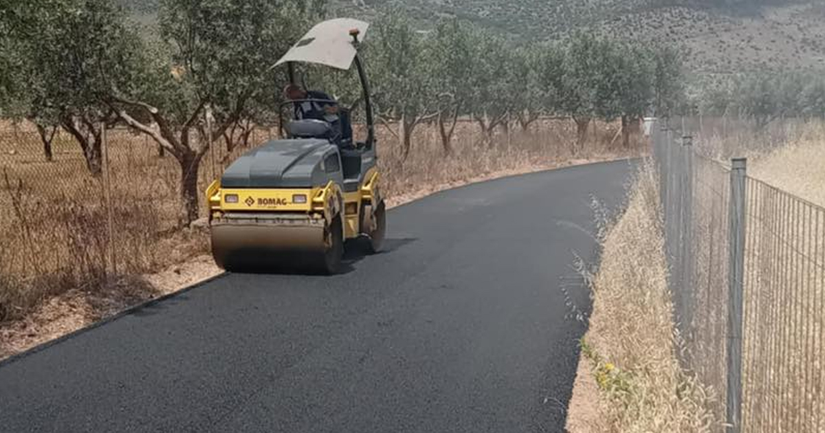 Ολοκληρώθηκε η αγροτική οδοποιία στη Δ.Ε. Γαλαξιδίου