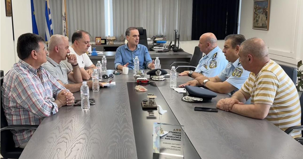 Με τον Δήμαρχο Λεβαδέων συναντήθηκε ο Γενικός Περιφερειακός Αστυνομικός Διευθυντής Στερεάς Ελλάδας