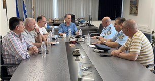 Με τον Δήμαρχο Λεβαδέων συναντήθηκε ο Γενικός Περιφερειακός Αστυνομικός Διευθυντής Στερεάς Ελλάδας