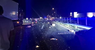 Τροχαίο δυστύχημα τα ξημερώματα Ε.Ο. στο ύψος του Υπάτου με έναν νεκρό (ΦΩΤΟ)