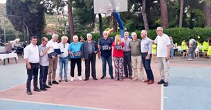 Βράβευση Βετεράνων στο γήπεδο Μπάσκετ στους Κήπους Αλιάρτου