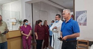 Επίσκεψη του Διοικητή της 5ης ΥΠΕ στο Κέντρο Υγείας Αλιάρτου - Δεσμεύσεις για αναβάθμιση εξοπλισμού και στελέχωσης