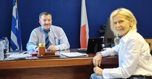 Συνάντηση με τον νέο Διοικητή των Γενικών Νοσοκομείων Βοιωτίας είχε η Γιώτα Πούλου