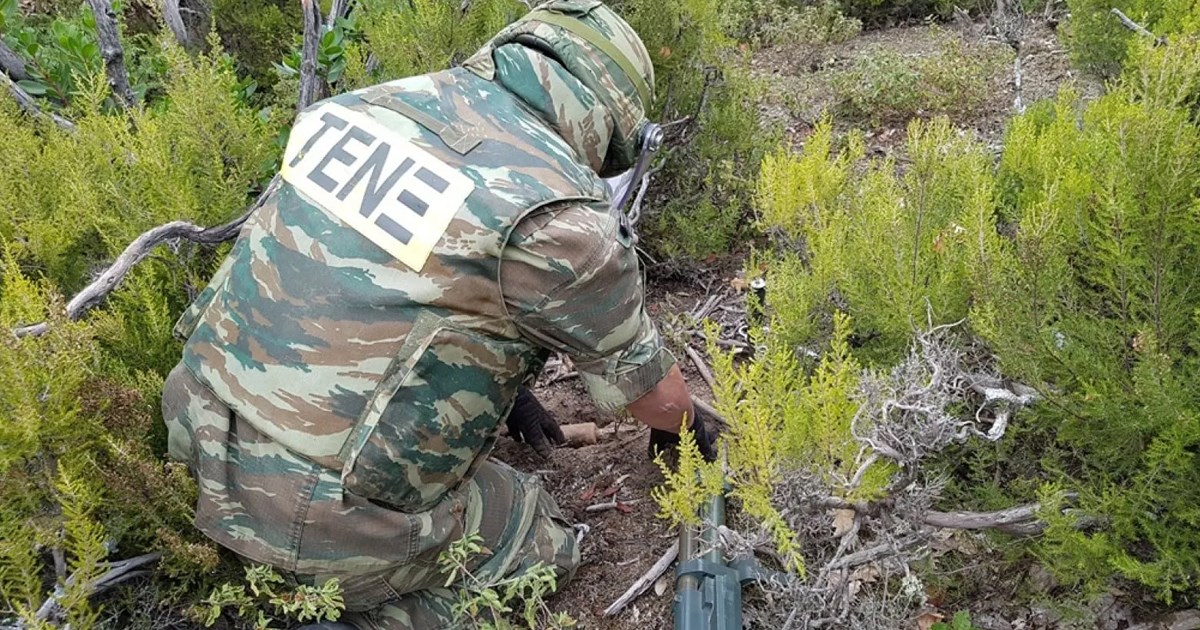 Βρέθηκαν στρατιωτικά βλήματα στο Νεοχωράκι Θηβών Βρέθηκαν στρατιωτικά βλήματα στο Νεοχωράκι Θηβών