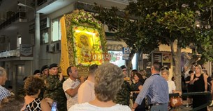 Περιφορά της εικόνας της Παναγίας στη Θήβα (ΒΙΝΤΕΟ)