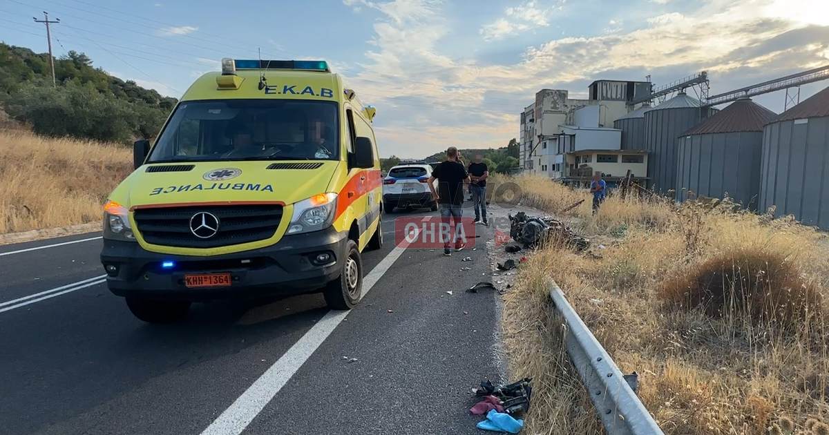 Νεκρός 32χρονος μοτοσικλετιστής έξω από την Θήβα (Βίντεο)