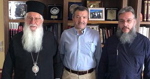 Ο Μητροπολίτης Γεώργιος συνάντησε τον Διοικητή του Γ.Ν. Λιβαδειάς