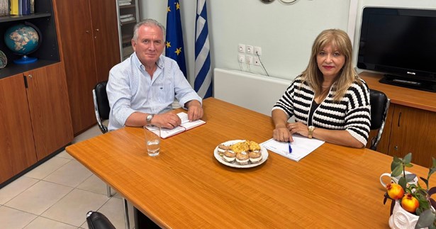 Επίσκεψη Μουλκιώτη στις Διευθύνσεις Πρωτοβάθμιας και Δευτεροβάθμιας Εκπαίδευσης Βοιωτίας