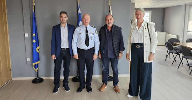 Επίσκεψη της Ε.Π.Κ. στον στον Γενικό Περιφερειακό Αστυνομικό Διευθυντή Στερεάς Ελλάδας