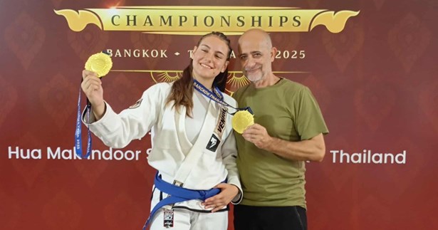 Η Γεωργία Σπαϊδιώτη κατέκτησε δύο χρυσά μετάλλια στο Παγκόσμιο Πρωτάθλημα Ζίου-Ζίτσου 2025 Η Γεωργία Σπαϊδιώτη κατέκτησε δύο χρυσά μετάλλια στο Παγκόσμιο Πρωτάθλημα Ζίου-Ζίτσου 2025