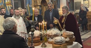 Εσπερινός εορτής Αγίου Ιωάννου Χρυσοστόμου στο Λούτσι Ορχομενού