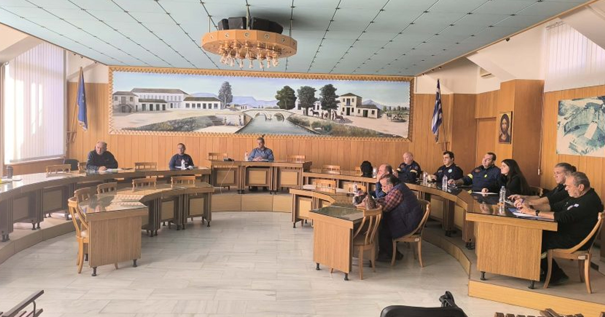 Συνεδρίασε η Πολιτική Προστασία Δήμου Ορχομενού για τη θωράκιση απέναντι σε ακραία καιρικά φαινόμενα