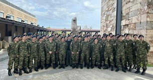 100 οπλίτες του ΚΕΠΒ Θήβας επισκέφθηκαν το Αρχαιολογικό Μουσείο Θήβας