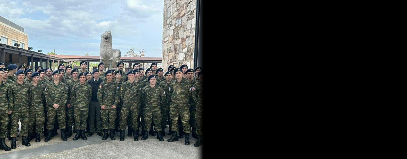 100 οπλίτες του ΚΕΠΒ Θήβας επισκέφθηκαν το Αρχαιολογικό Μουσείο Θήβας