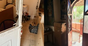 Εικόνες ντροπής στη Θήβα: Ιερόσυλοι προκάλεσαν μεγάλες ζημιές στο εκκλησάκι του Αγίου Φανουρίου