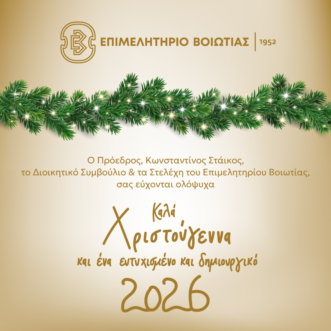 Επιμελητήριο Βοιωτίας Χριστούγεννα 2025