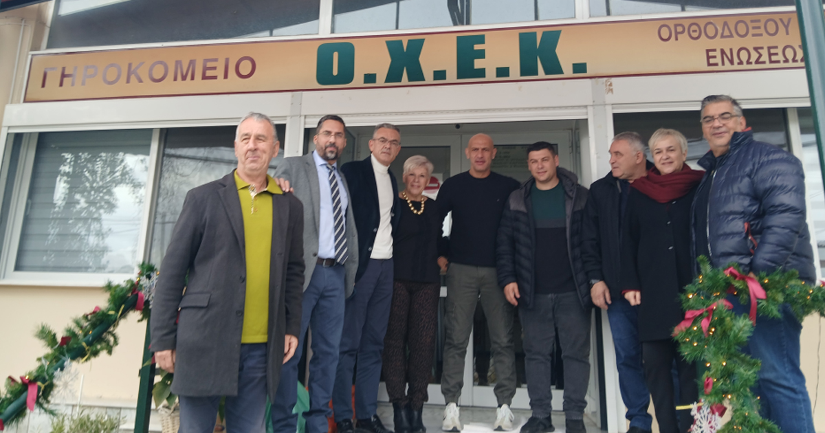 Επίσκεψη του Δημάρχου Θηβαίων στα γηροκομεία της Θήβας