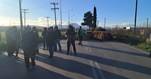 Οι Θηβαίοι αγρότες έκοψαν την Ελλάδα στα δύο